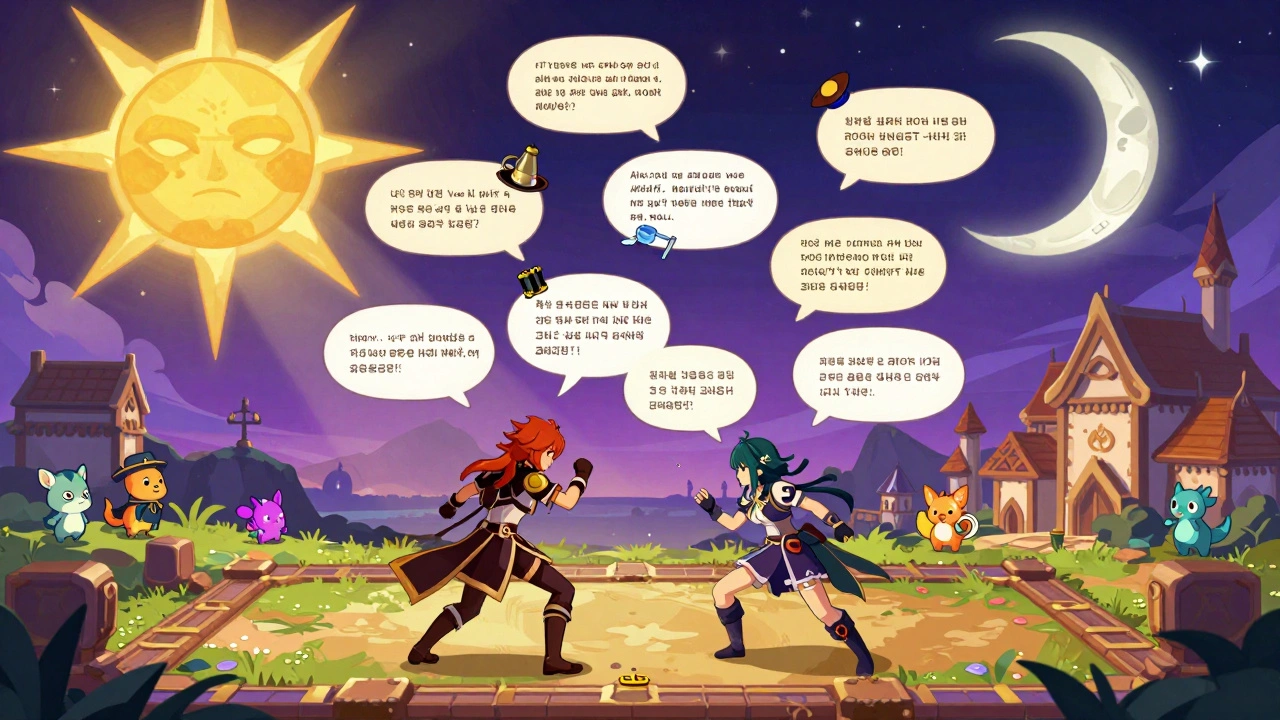 Фэнтезийная сцена с элементами различных инди-RPG игр и боевой системой