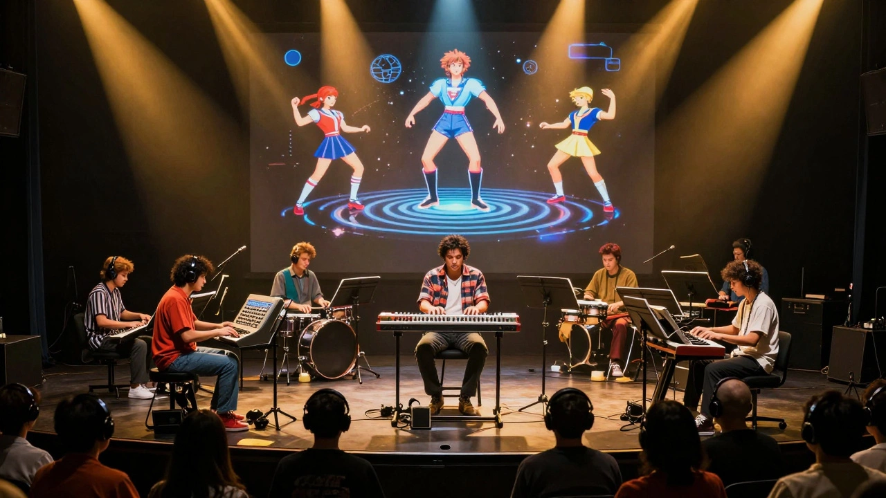 Оркестр играет ретро-саундтреки игр в живом концерте с проекциями персонажей
