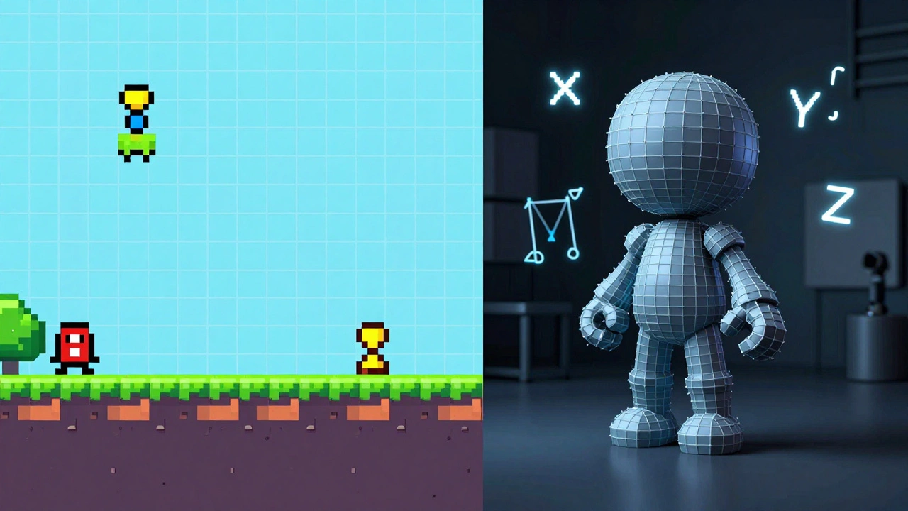 2D против 3D в играх: что выбрать новичку для старта