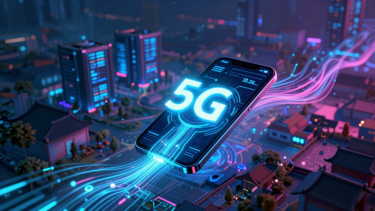 Концептуальное изображение облачного гейминга и потоков данных 5G